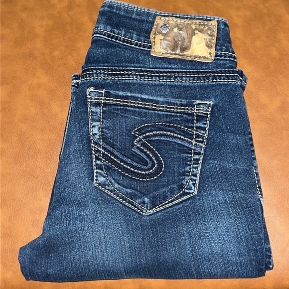 Silver Jeans Suki Mid Slim Boot Mid Rise Size 26 - Picture 3 of 16